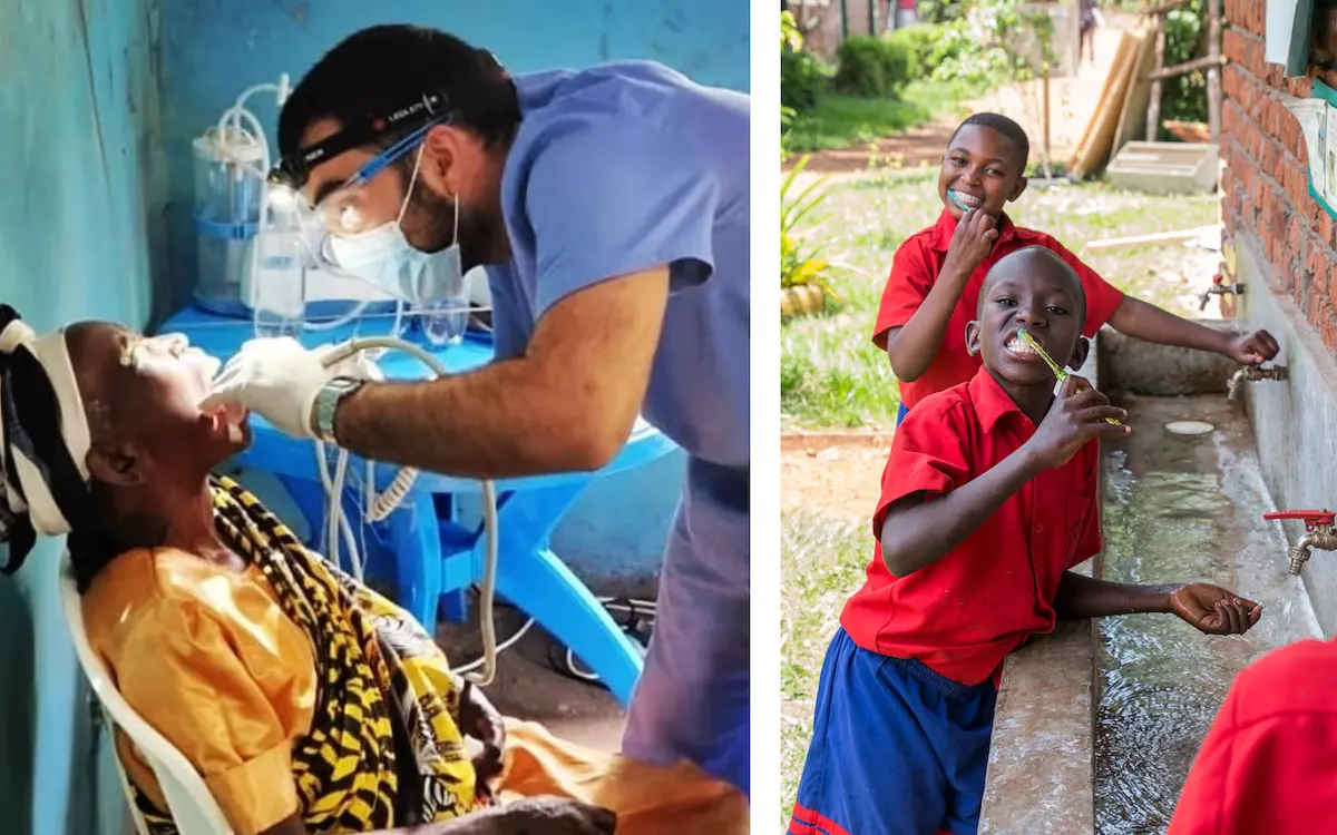 Atención odontológica durante la expedición Dentistas Kelele África 2026